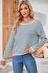 'Jolene' Striped Drop Shoulder T-Shirt - Celes Fashion